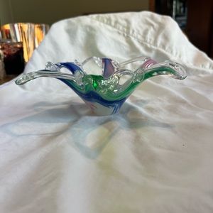 Murano starfish glass with original sticker